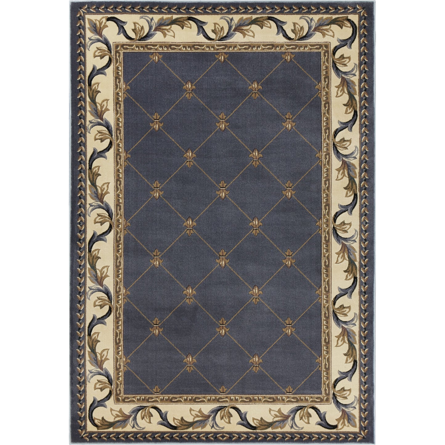 Domani Classics Victorian Bordered Trellis Area Rug