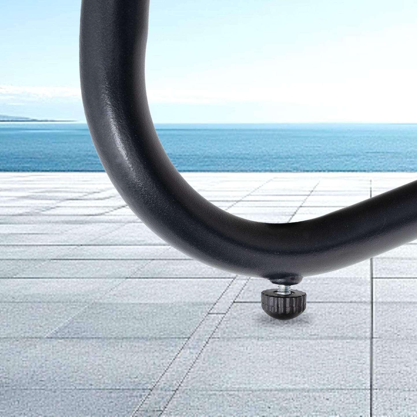 Fauteuil Papasan double avec coussin, en rotin PE résistant aux intempéries et cadre en métal, pour intérieur et extérieur.