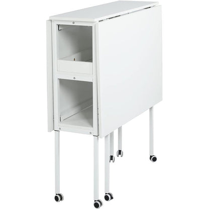 Table d'artisanat à hauteur réglable avec étagères de rangement, table de coupe pliable mobile pour maison, bureau, salle de couture, salle d'artisanat