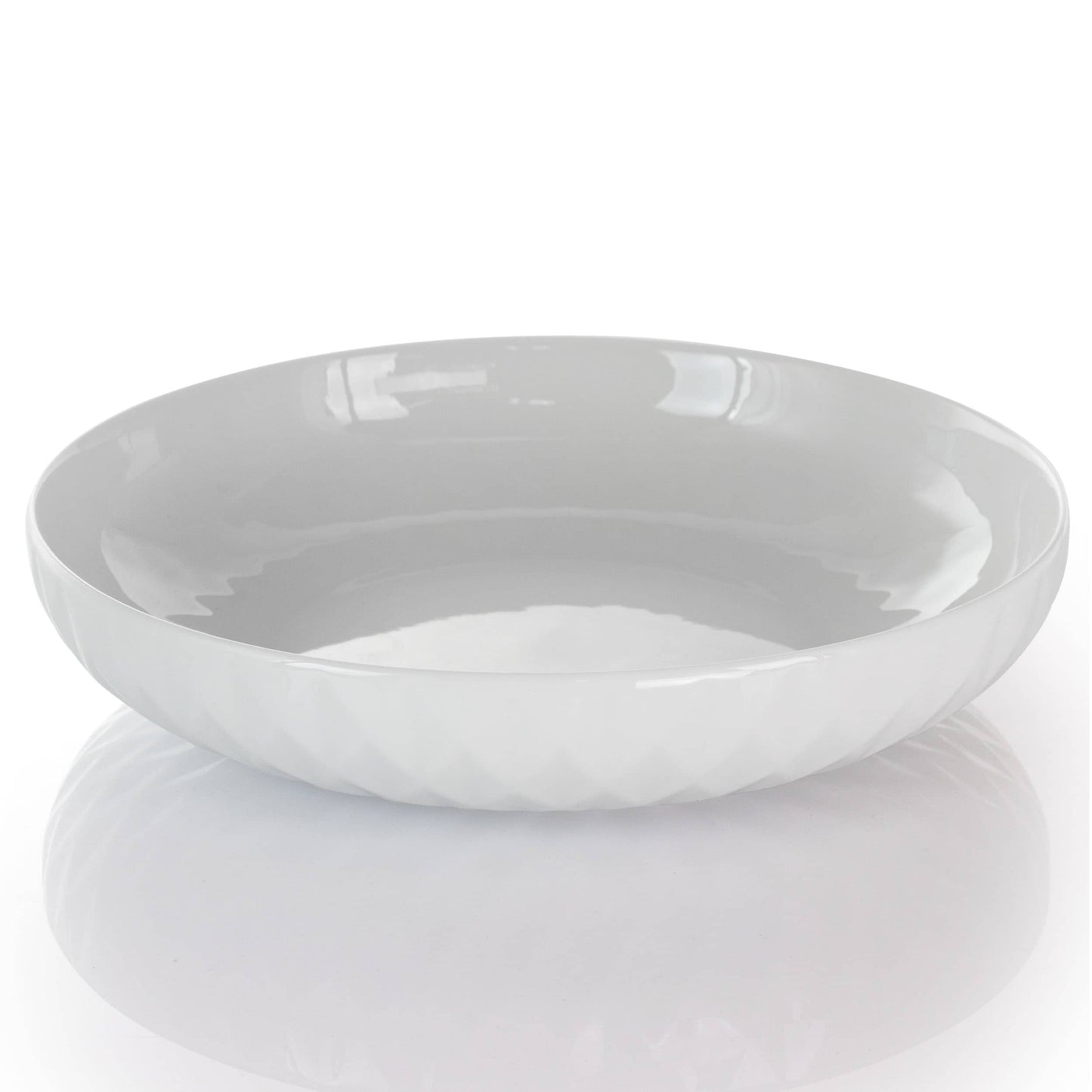 Service de table en grès Elama Sienna, 18 pièces, blanc