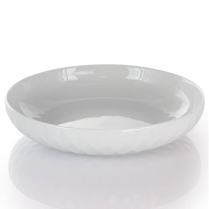 Service de table en grès Elama Sienna, 18 pièces, blanc