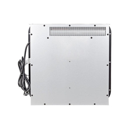 Insert de cheminée électrique avec chauffage réglable, luminosité réglable, minuterie et protection contre la surchauffe, 1400 W, homologué CSA