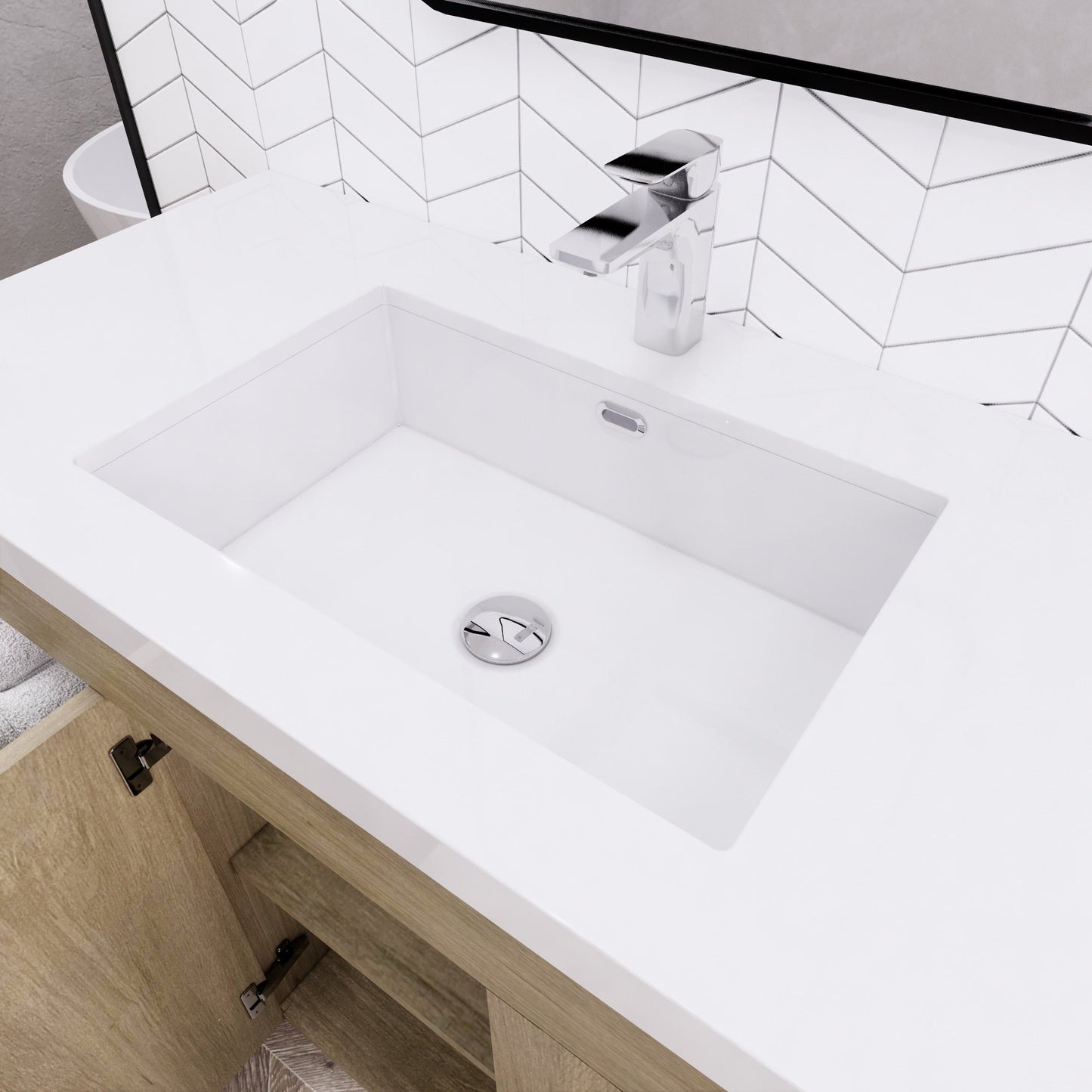 Meuble-lavabo Eliza de 72 pouces à poser au sol avec double lavabo