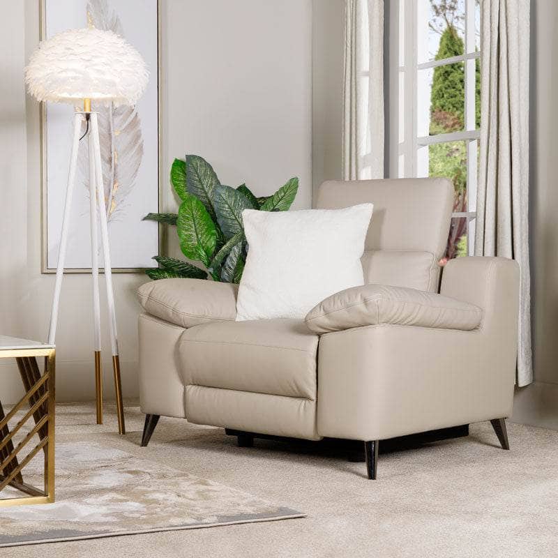 Empoli Power Reclining Armchair - Taupe
