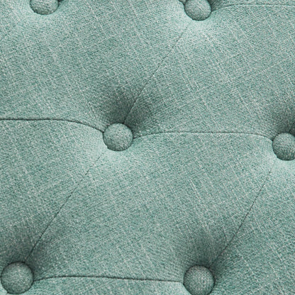 Banc à chaussures d'entrée, banc de rangement, tissu et bois massif, banc rembourré de 109 cm (43 pouces) pour salon, chambres à coucher