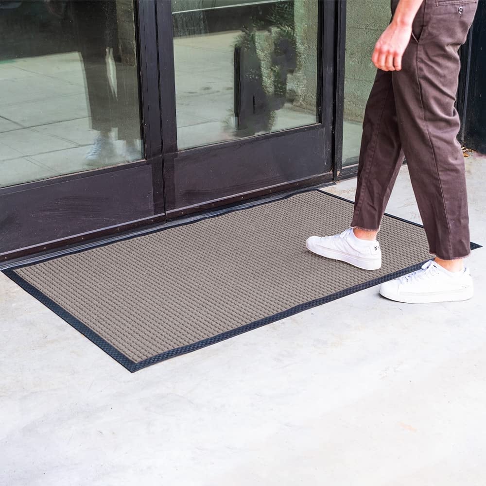 Envelor Door Mat Indoor Outdoor Low Profile Commercial Entryway Rug