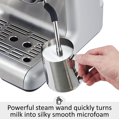 Machine à café expresso, avec broyeur, réservoir d'eau de 2,8 L