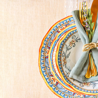 Service de table Euro Ceramica Duomo 16 pièces (pour 4 personnes) - Style italien