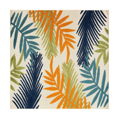 Evora Palm Frond Indoor/Outdoor Area Rug