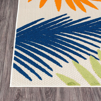 Evora Palm Frond Indoor/Outdoor Area Rug