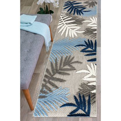 Evora Palm Frond Indoor/Outdoor Area Rug