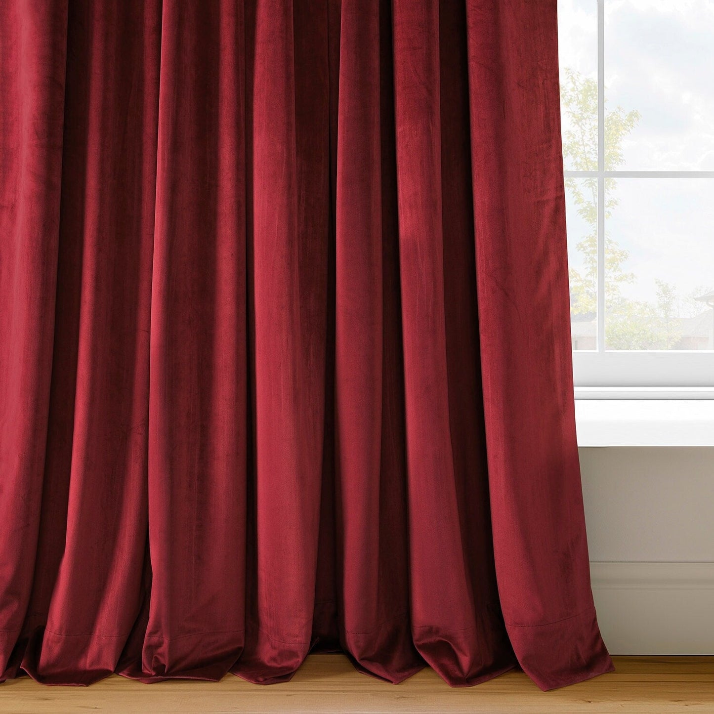 Exclusive Fabrics Signature Blackout Velvet Curtain (1 Panel)