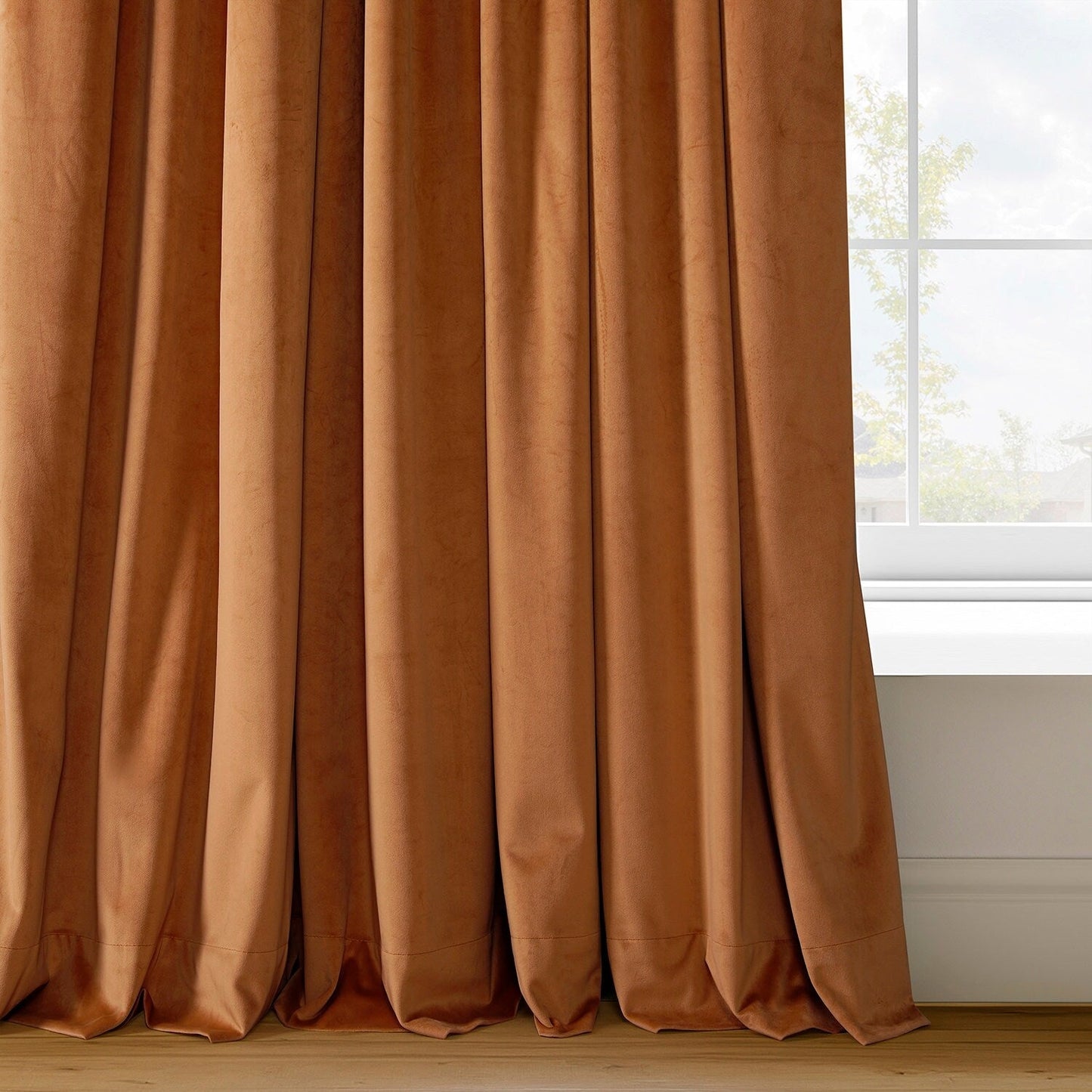 Exclusive Fabrics Signature Blackout Velvet Curtain (1 Panel)