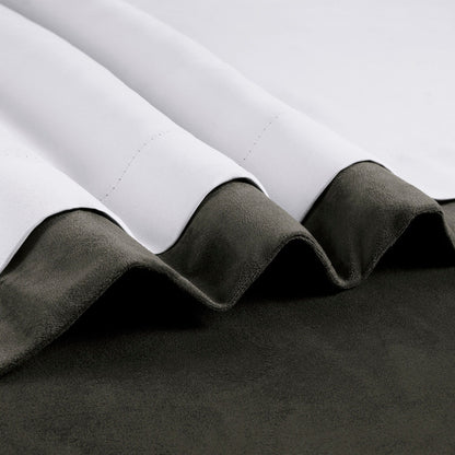 Exclusive Fabrics Signature Extra Wide Blackout Velvet Curtains (1 Panel) - Luxurious Blackout Drapes