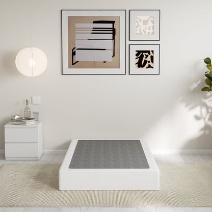 Ressort métallique à faible encombrement de 5 pouces, structure robuste avec revêtement gris.