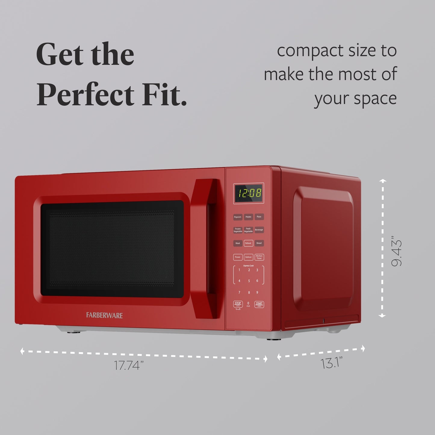 Four à micro-ondes compact de 700 watts de Farberware