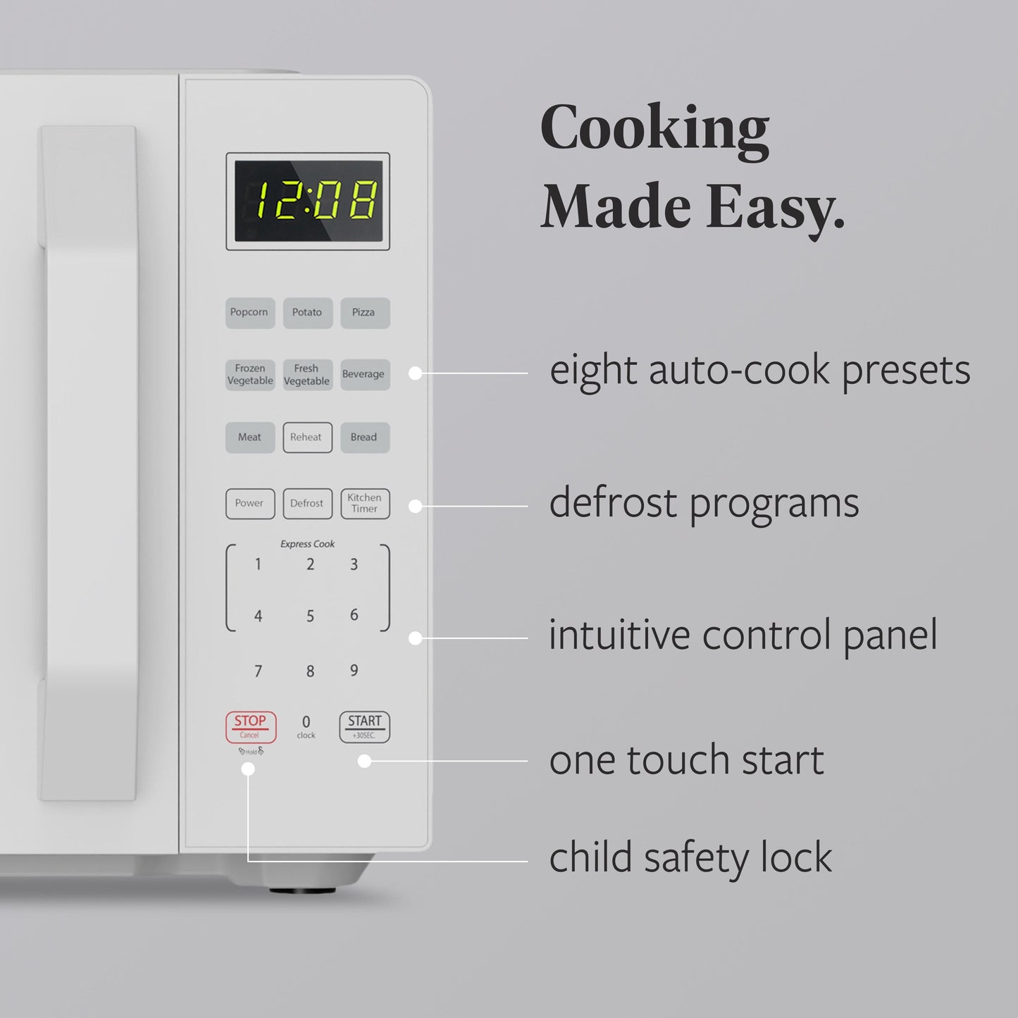 Four à micro-ondes compact de 700 watts de Farberware