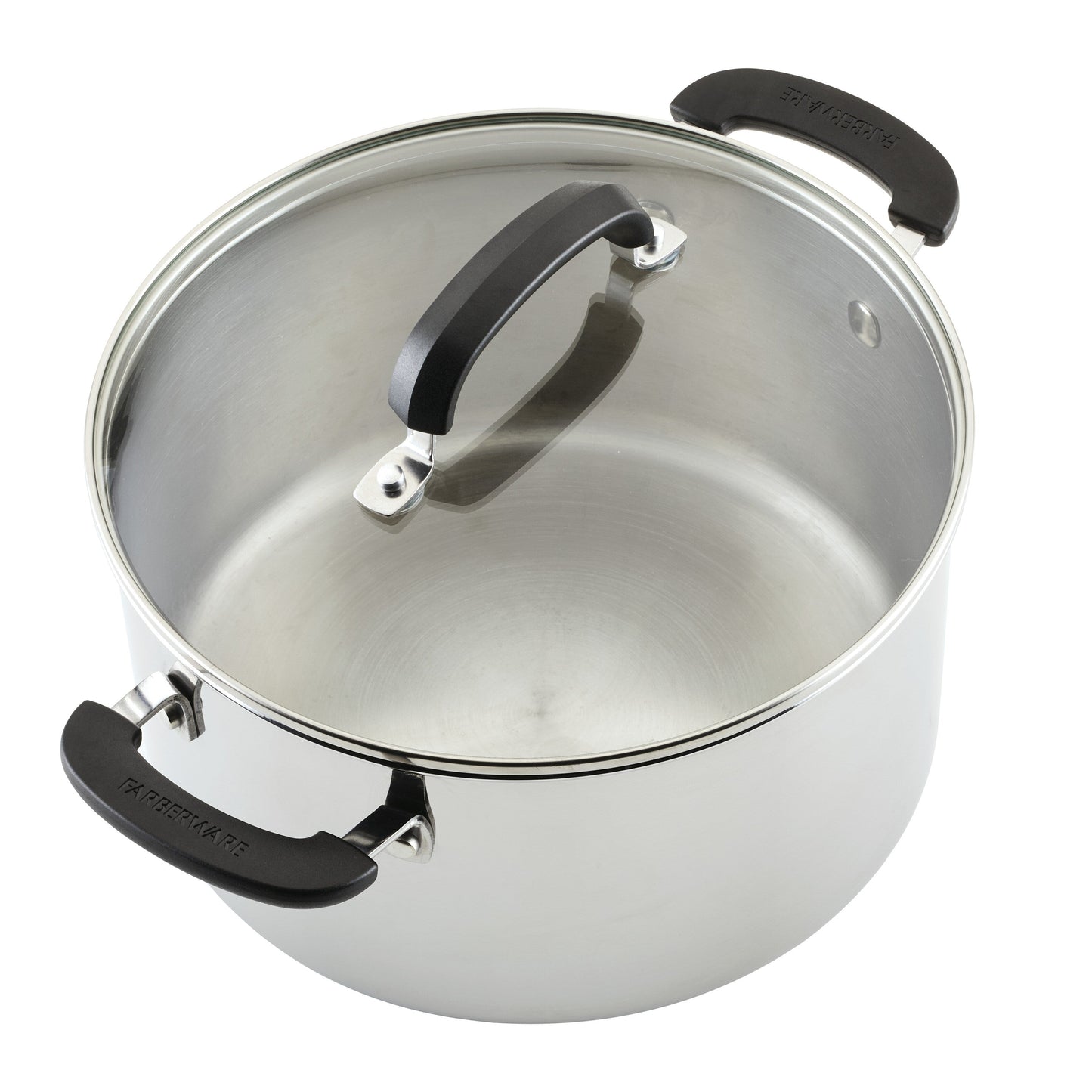 Ensemble de casseroles et poêles en acier inoxydable Brilliance de Farberware, 10 pièces