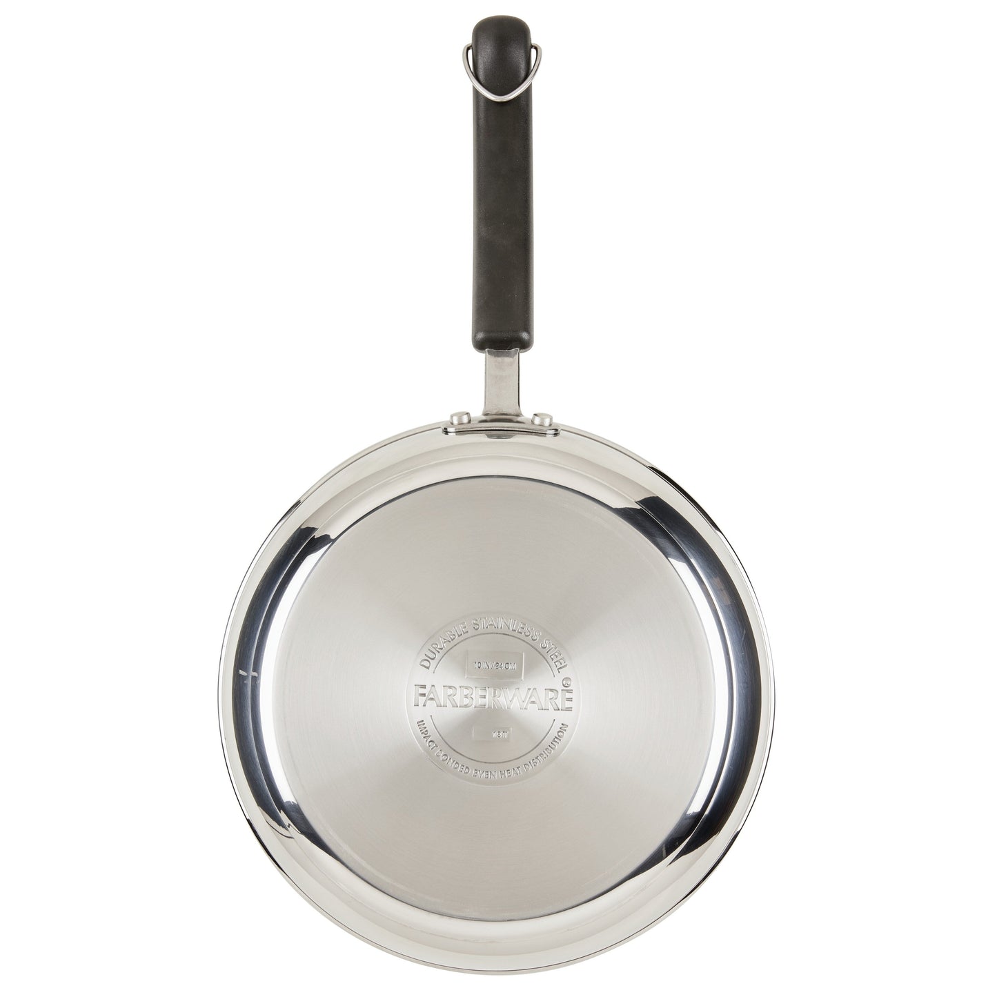 Ensemble de casseroles et poêles en acier inoxydable Brilliance de Farberware, 10 pièces