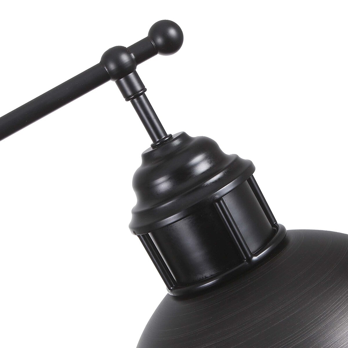 Suspension à 3 lumières style industriel et champêtre, forme de dôme, en métal, pour îlot de cuisine, finition bronze huilé.