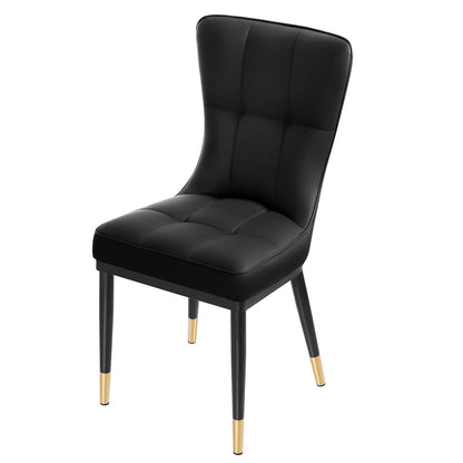 Lot de 2/4 chaises de salle à manger recouvertes de simili cuir