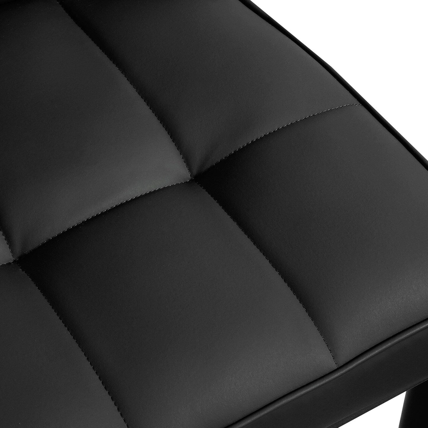 Lot de 2/4 chaises de salle à manger recouvertes de simili cuir