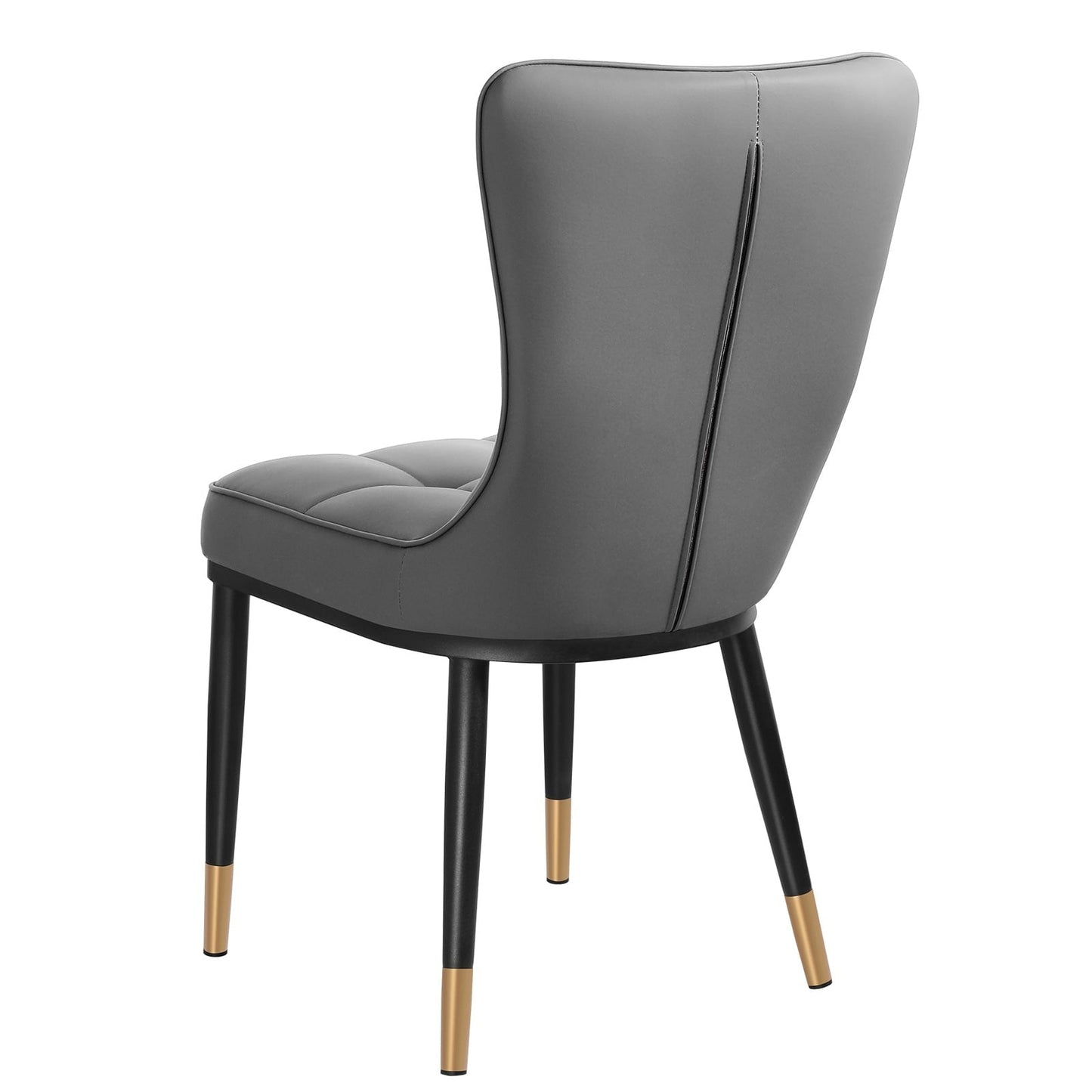 Lot de 2/4 chaises de salle à manger recouvertes de simili cuir