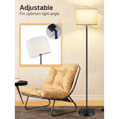 Floor Lamps for Living Room with Remote Control and 4 Color Temperatures Pole Lamps - N/A