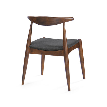 Chaises de salle à manger Francie, style moderne du milieu du siècle (lot de 2) par Christopher Knight Home - 52,1 cm L x 51,4 cm l x 75,2 cm h