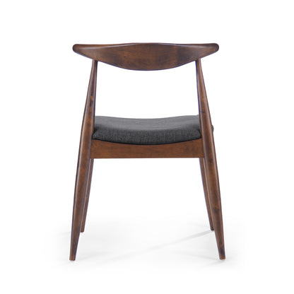 Chaises de salle à manger Francie, style moderne du milieu du siècle (lot de 2) par Christopher Knight Home - 52,1 cm L x 51,4 cm l x 75,2 cm h