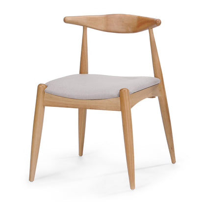 Chaises de salle à manger Francie, style moderne du milieu du siècle (lot de 2) par Christopher Knight Home - 52,1 cm L x 51,4 cm l x 75,2 cm h