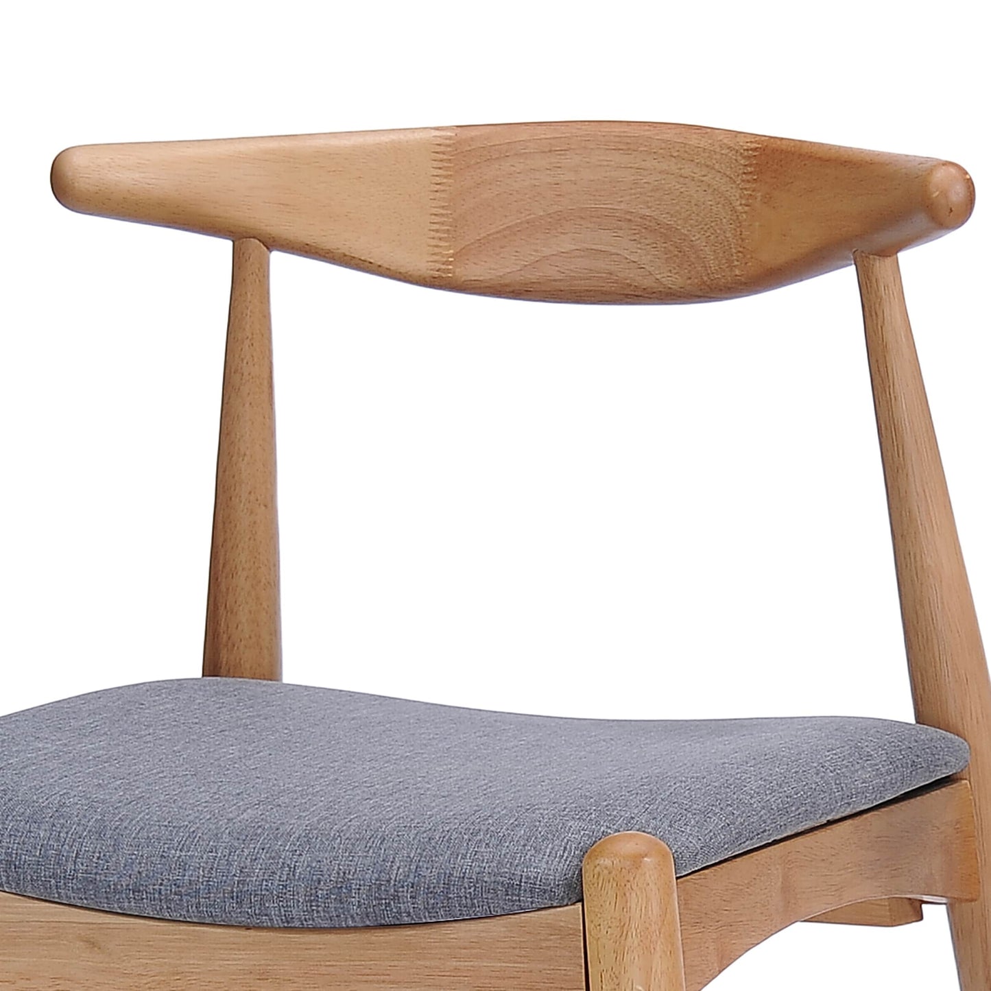 Chaises de salle à manger Francie, style moderne du milieu du siècle (lot de 2) par Christopher Knight Home - 52,1 cm L x 51,4 cm l x 75,2 cm h