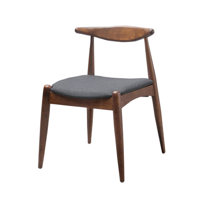 Chaises de salle à manger Francie, style moderne du milieu du siècle (lot de 2) par Christopher Knight Home - 52,1 cm L x 51,4 cm l x 75,2 cm h