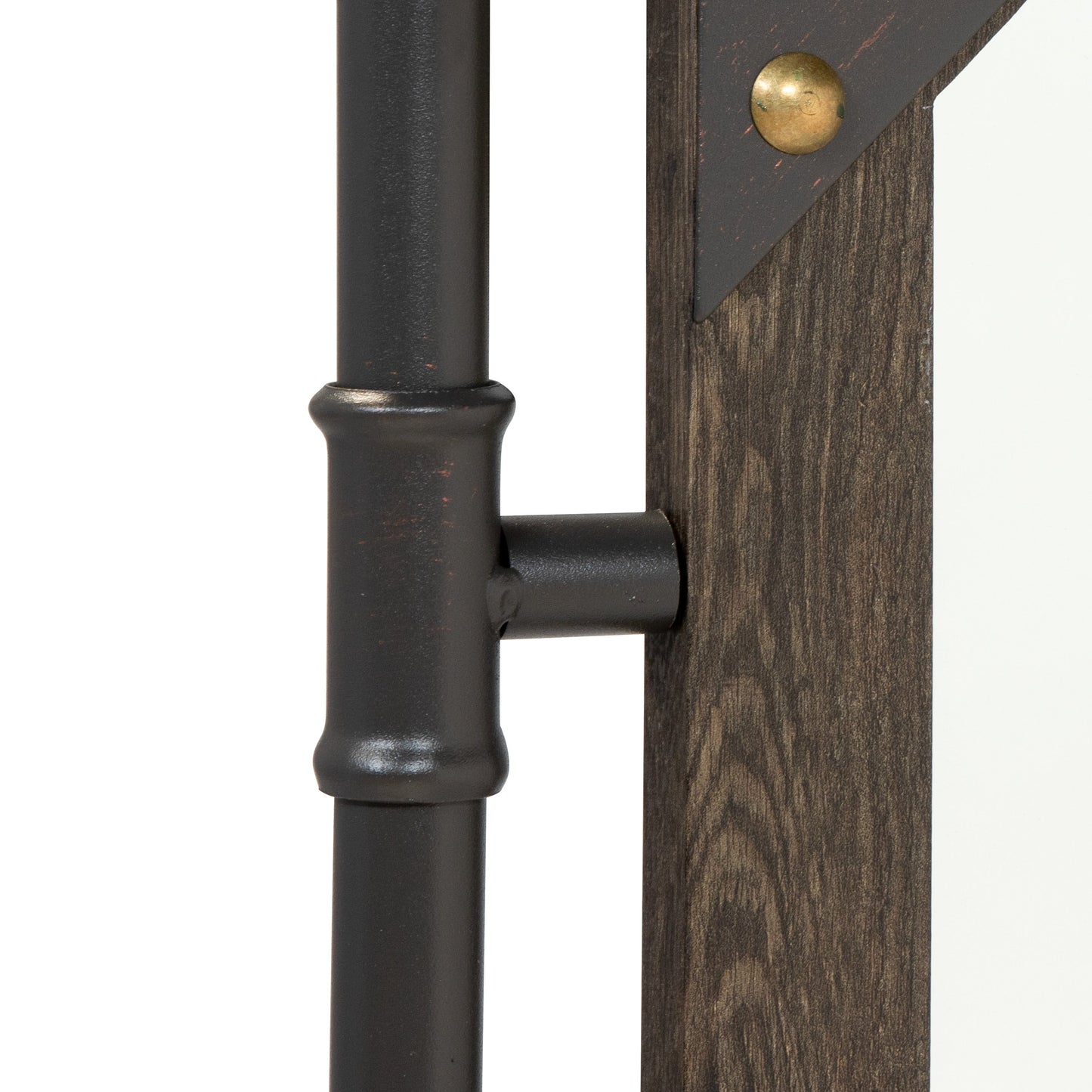 Miroir mural métallique flottant Revo Industrial de 78 cm (31 pouces) de Furniture of America