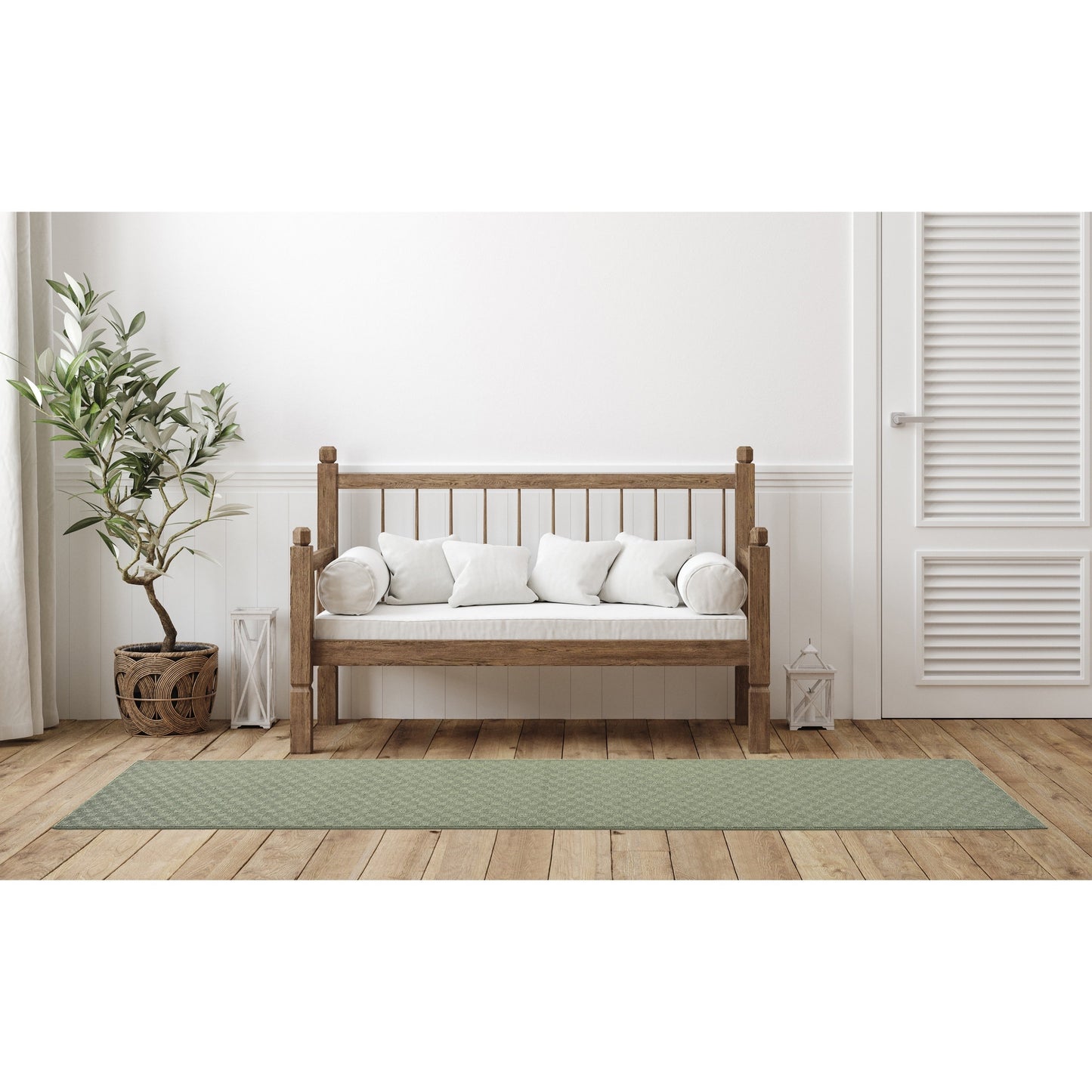 Garland Rug Medallion Solid Indoor Rug