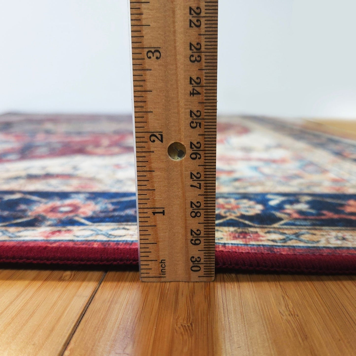 Gertmenian Crystal Print Washable Digital Printed Flat Pile Polyester Slip Resistant Area Rug Collection