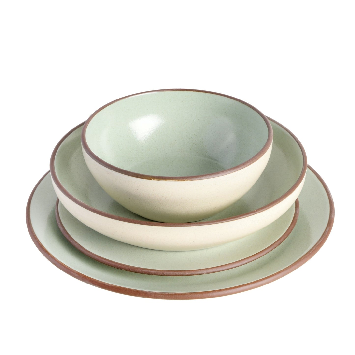 Gibson Elite Contempo Classic 16-Piece Double Bowl Dinnerware Set