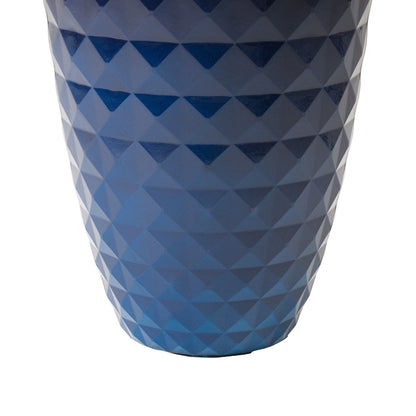 Glitzhome 19.75 H Eco-Friendly Oversized Faux Ceramic Diamond Textured Tall Planter Porch Flowerpot (Set of 2)