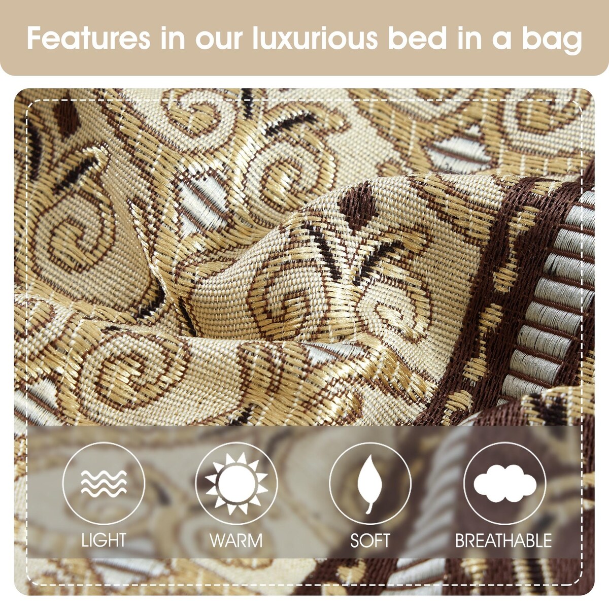 Nanshing Prince 7 Piece Elegant Medallion Comforter Set