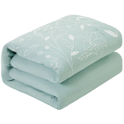 Ensemble de Couette à Motifs Floraux et Botaniques Nanshing Taylor 7 Pièces
