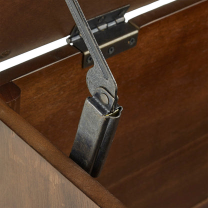 Banc de rangement Granger avec coussin de siège en lin par iNSPIRE Q Classic