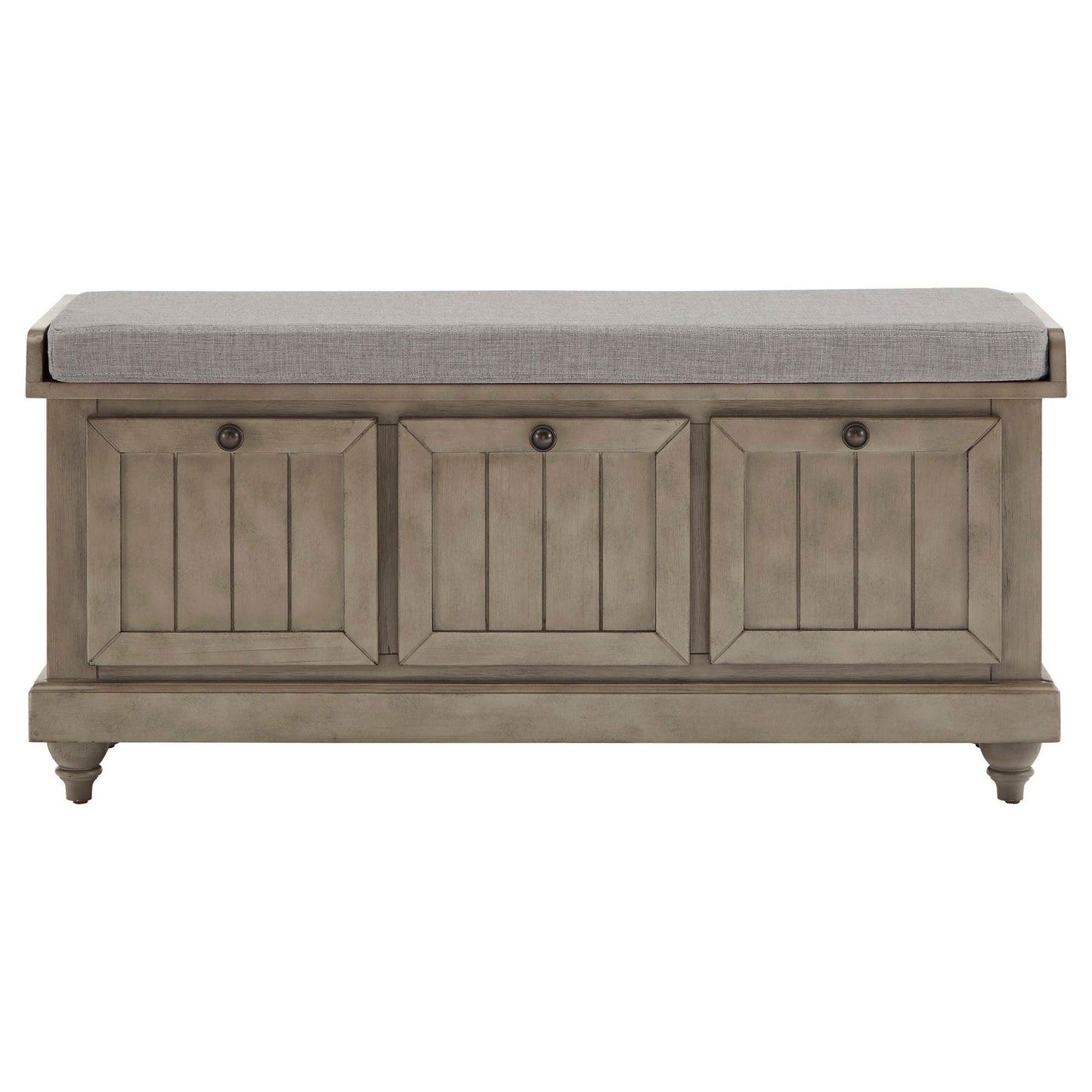 Banc de rangement Granger avec coussin de siège en lin par iNSPIRE Q Classic