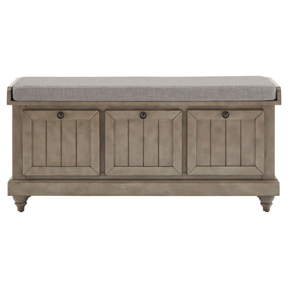 Banc de rangement Granger avec coussin de siège en lin par iNSPIRE Q Classic