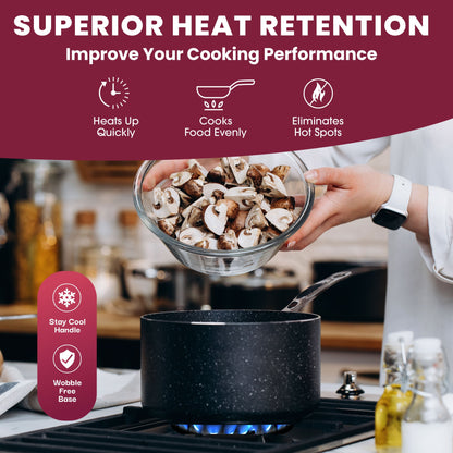 Ensemble de casseroles, poêles, ustensiles de cuisine et de pâtisserie Granitestone 20 pièces antiadhésives