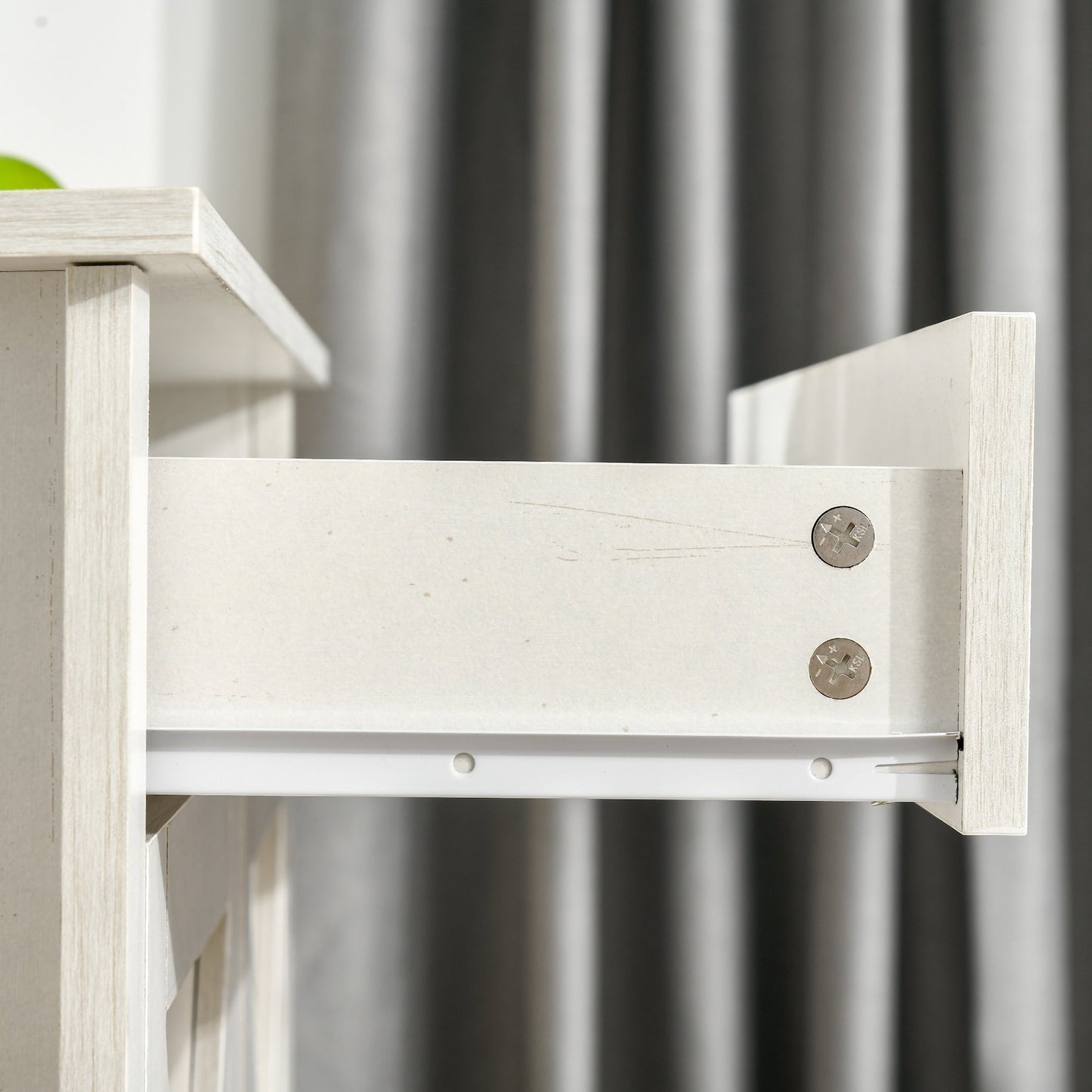 Buffet HOMCOM style porte de grange de ferme, 32 pouces, meuble de rangement, bar à café pour salon ou entrée