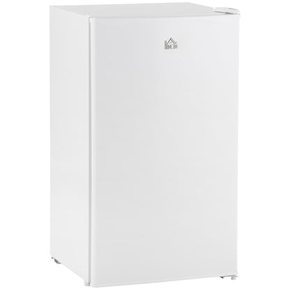 Mini réfrigérateur HOMCOM 3.2 Cu.Ft avec congélateur, réfrigérateur compact à porte simple avec thermostat réglable pour chambre à coucher