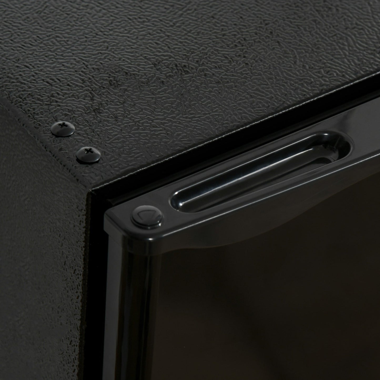 Mini réfrigérateur HOMCOM 3.2 Cu.Ft avec congélateur, réfrigérateur compact à porte simple avec thermostat réglable pour chambre à coucher