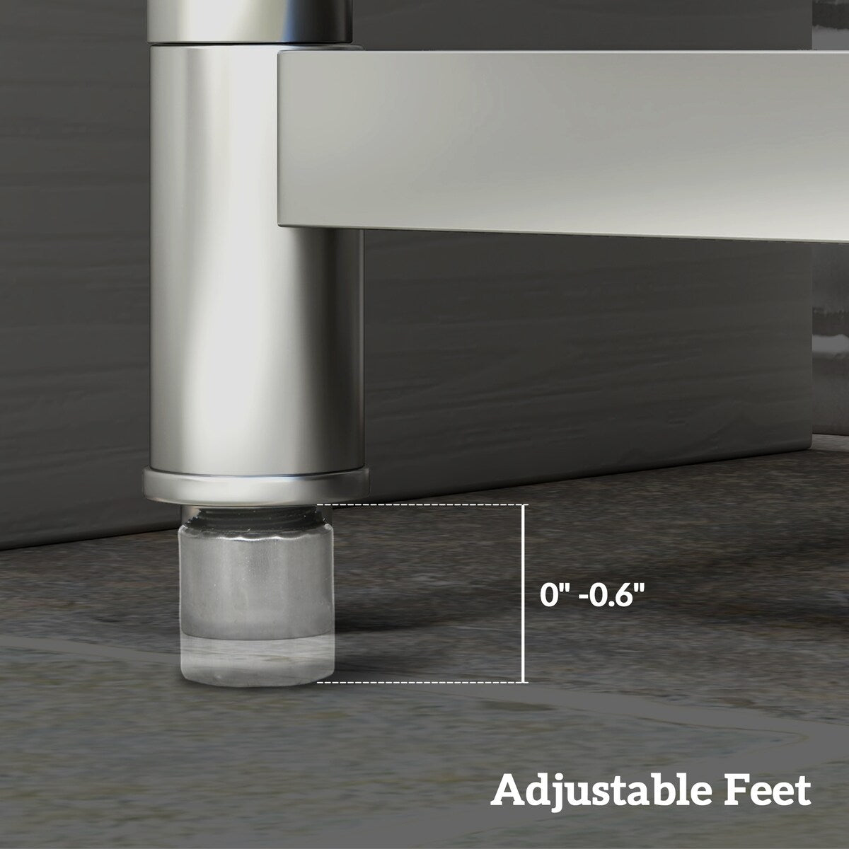 Bassin de lavage extérieur HOMCOM, évier profond en acier inoxydable, évier de cuisine simple à poser, 39 pouces - 39 pouces