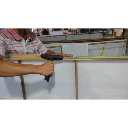 Paravent en bambou ondulé fait à la main, 1,80 m (Chine)