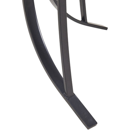 Hanover Lavallette 5-Piece Dining Set in Ocean Blue with 4 Stationary Chairs, 52-In. Round Glass-Top Table, Umbrella, and Base